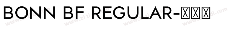 Bonn BF Regular字体转换